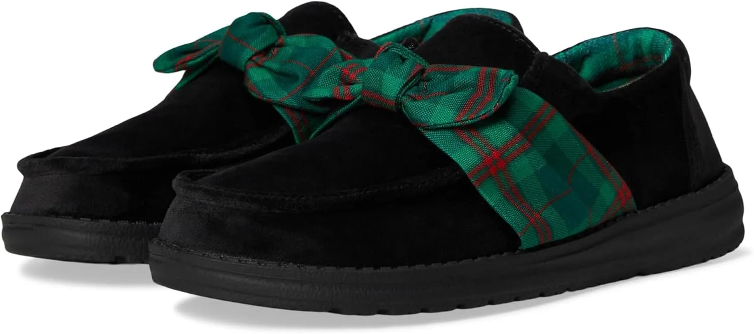Hey Dude Women's Wendy Bow Tartan Plaid Loafer