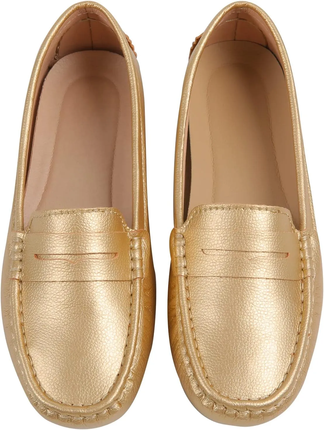 Heydonic Women's Loafers Moccasins Soft Casual Walking Driving Ladies Office Penny Flats Boat Shoes Women Slip On Comfortable Leather