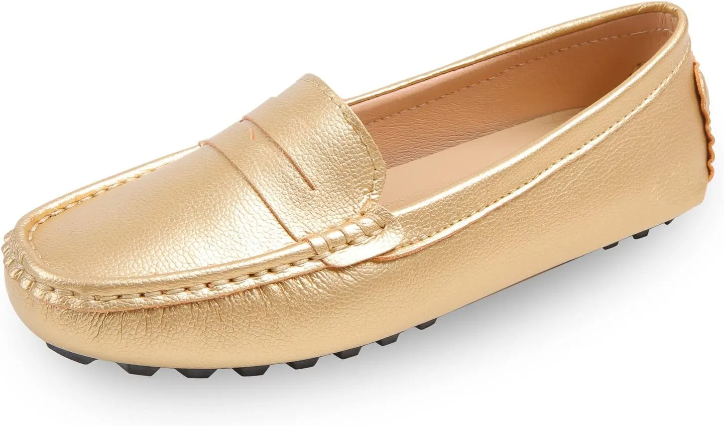 Heydonic Women's Loafers Moccasins Soft Casual Walking Driving Ladies Office Penny Flats Boat Shoes Women Slip On Comfortable Leather