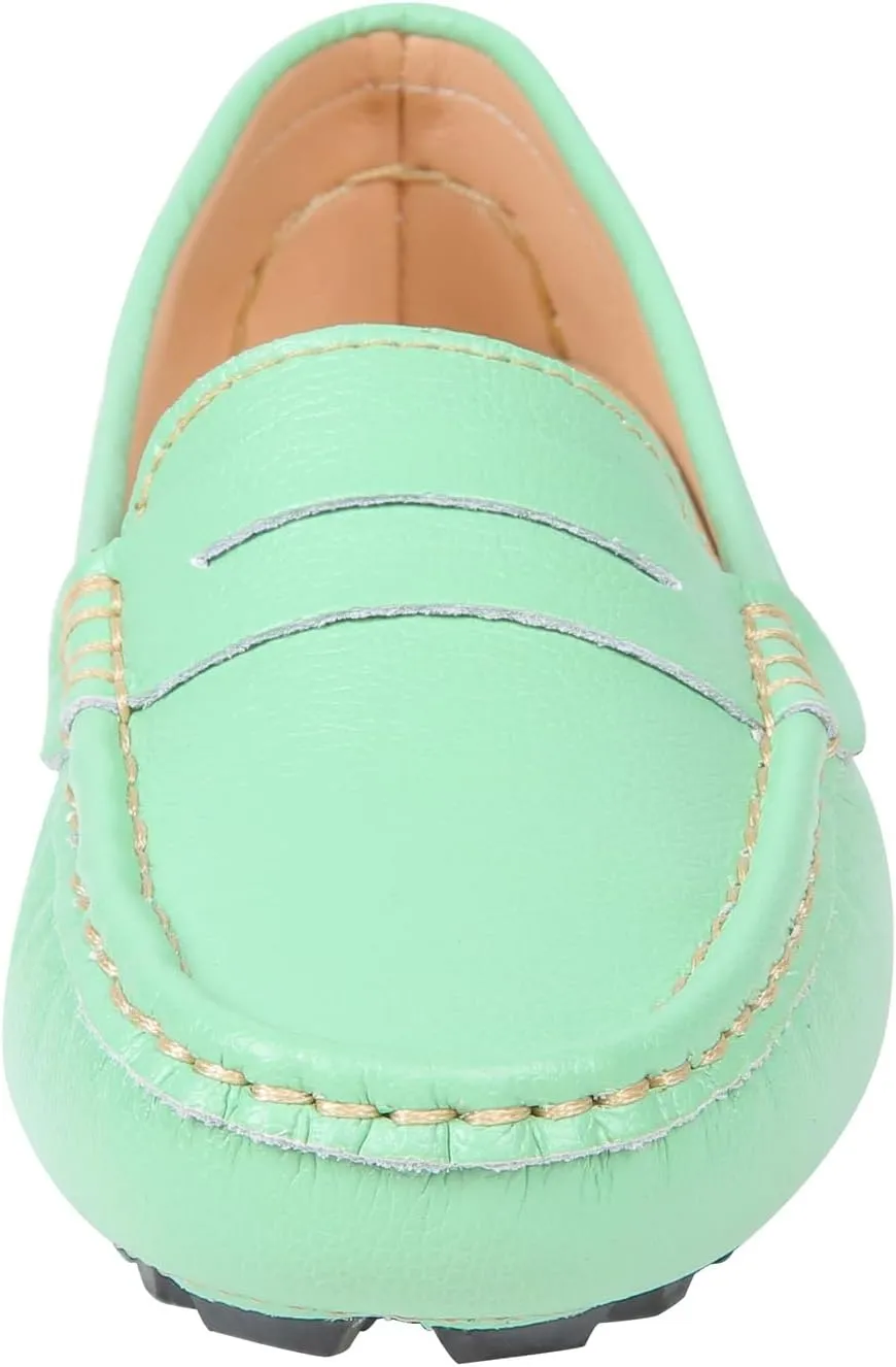 Heydonic Women's Loafers Moccasins Soft Casual Walking Driving Ladies Office Penny Flats Boat Shoes Women Slip On Comfortable Leather