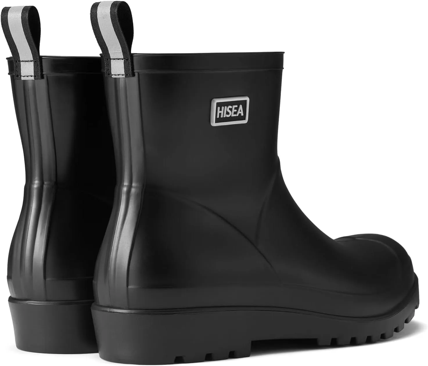 HISEA Women's Ankle Rubber Rain Boots Waterproof Short Chelsea Boots for Garden with Comfortable Insoles CHOOSE ONE SIZE UP