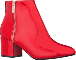 ILLUDE Women's Low Heel Ankle Boot - Casual Zip Up Bootie - Comfortable Everyday Round Toe Bootie - Chaya