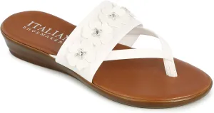ITALIAN Shoemakers Womens Padals Sandals 10 White