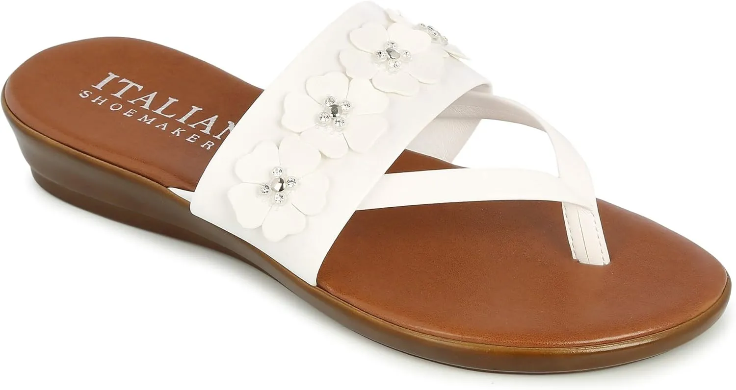 ITALIAN Shoemakers Womens Padals Sandals 10 White
