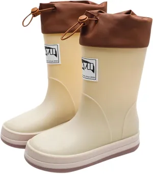 IWIHMIV Kids Rainboots Girls' Rain Boots Boys Rainboots Kids Rain Boots Toddler Rain Shoes Children Boots for Boys and Girls