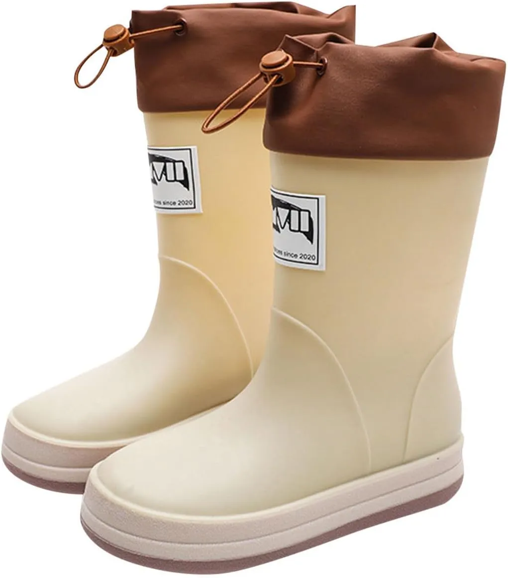 IWIHMIV Kids Rainboots Girls' Rain Boots Boys Rainboots Kids Rain Boots Toddler Rain Shoes Children Boots for Boys and Girls