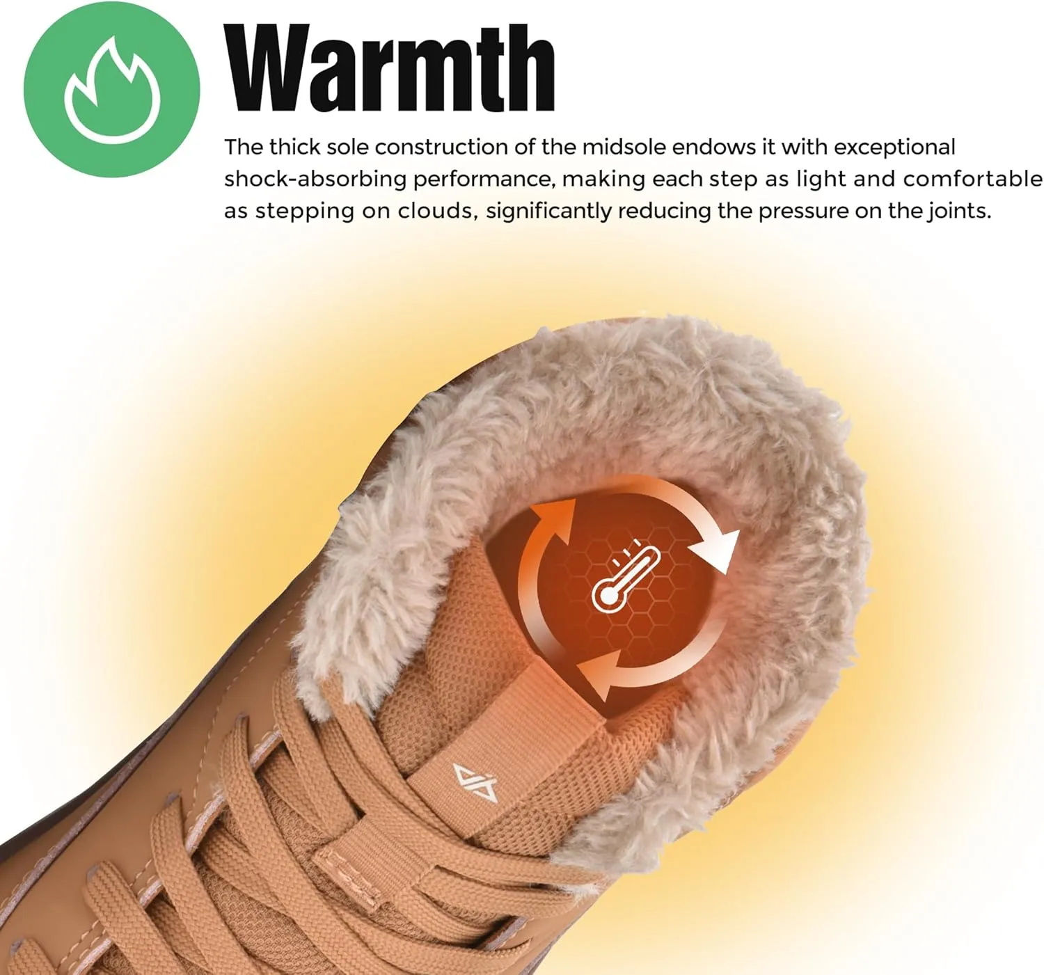 JACKSHIBO Womens Barefoot Snow Boots Warm Plus Lining Ankle Boots Winter Boots Wide Toe Box Outdoor Ankle Booties Minimalist Zero Drop