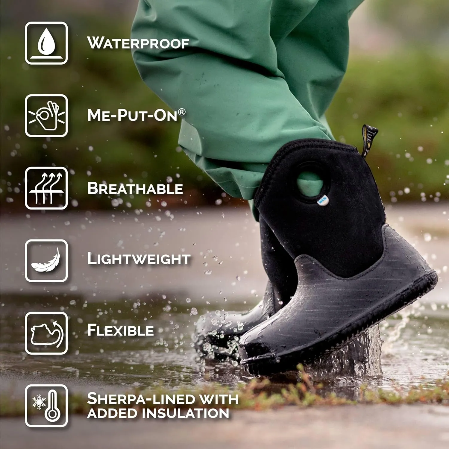 JAN & JUL Waterproof Insulated Winter Boots for Toddlers and Kids