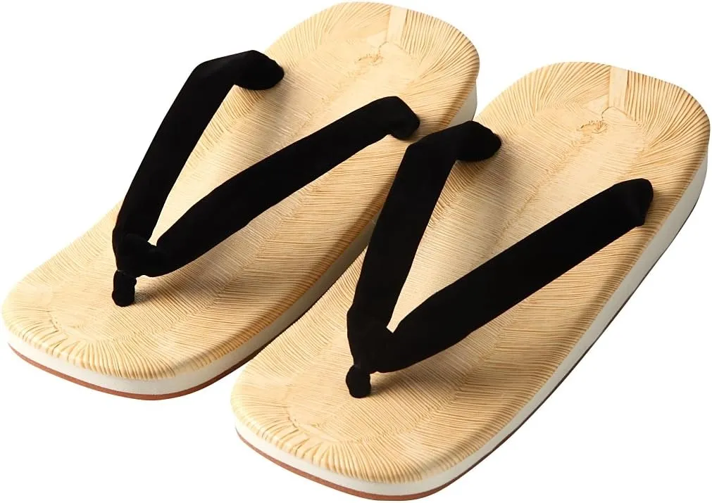 Japan Zouri Sandals Tatami Black Setta