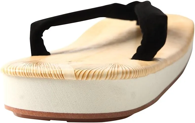 Japan Zouri Sandals Tatami Black Setta