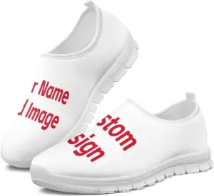 Jeiento Cute Dog Women's Casual Slip On Shoes Loafers Sneakers for Women