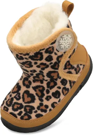 JIASUQI Baby Toddler Boots Warm Winter Boots Slippers for Toddler Boys Girls