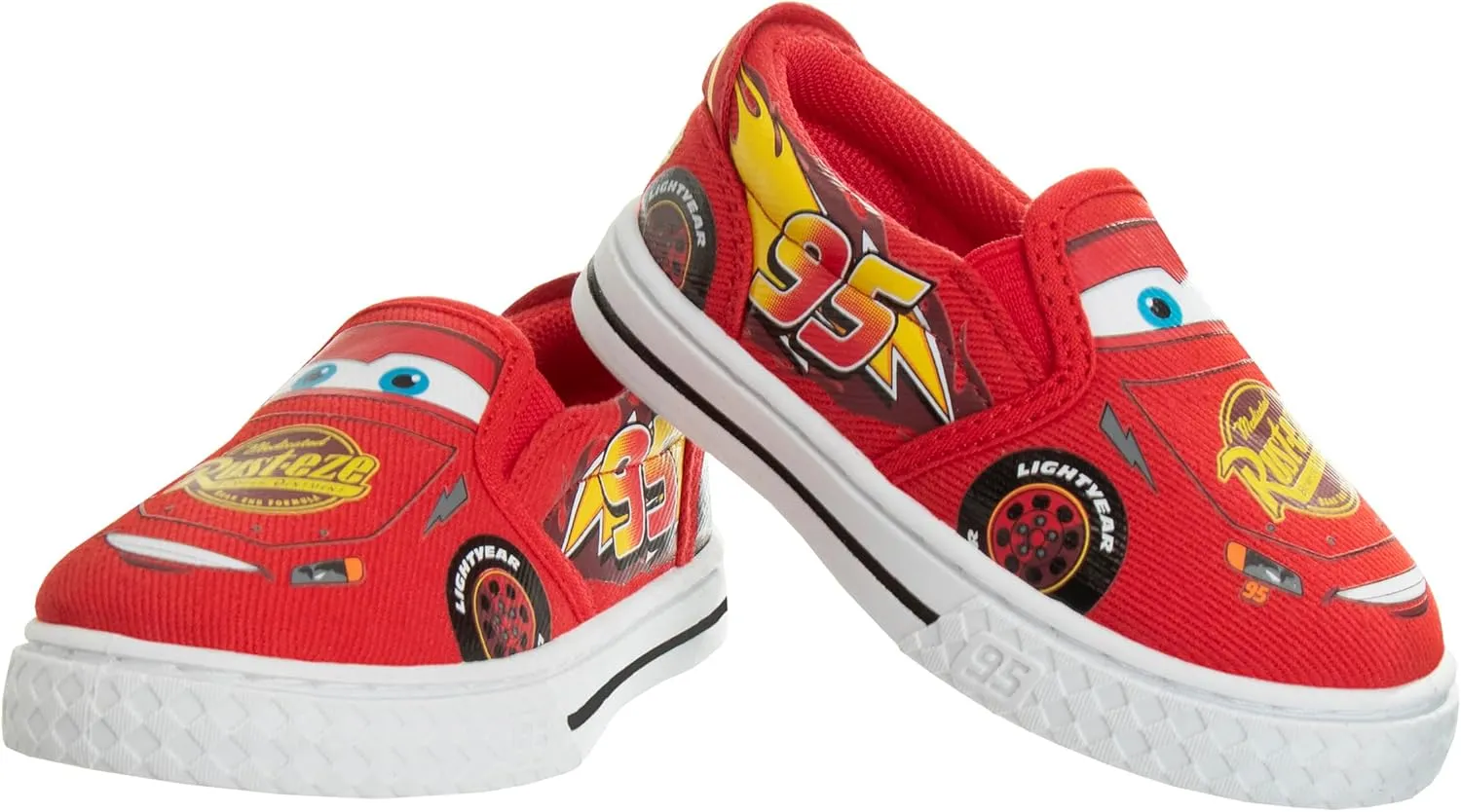 Josmo Kids Favorite Cartoon Characters Low top Slip-On Shoes - Casual Fashion Lowtop Canvas Sneakers for Boys (Sizes: 5-10 Toddlers / 11-13 Little Kid / 1-4 Big Kid)