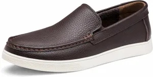 Jousen Men's Loafers & Slip-ons Leather Mens Casual Shoes