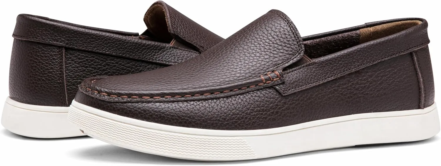 Jousen Men's Loafers & Slip-ons Leather Mens Casual Shoes