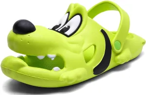 Kids Clogs Boys Girls Cute Cartoon Dog Sandals Slip-On Slippers Slides Shoes(Toddler/Little Kid/Big Kid)