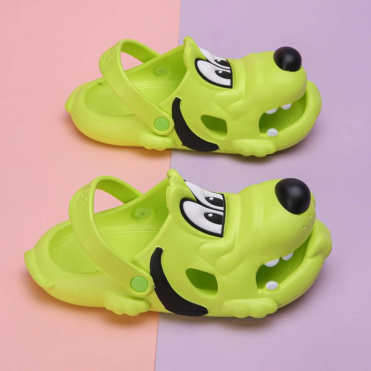 Kids Clogs Boys Girls Cute Cartoon Dog Sandals Slip-On Slippers Slides Shoes(Toddler/Little Kid/Big Kid)