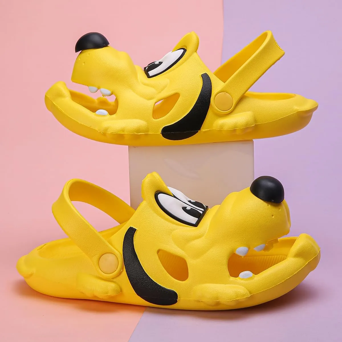 Kids Clogs Boys Girls Cute Cartoon Dog Sandals Slip-On Slippers Slides Shoes(Toddler/Little Kid/Big Kid)