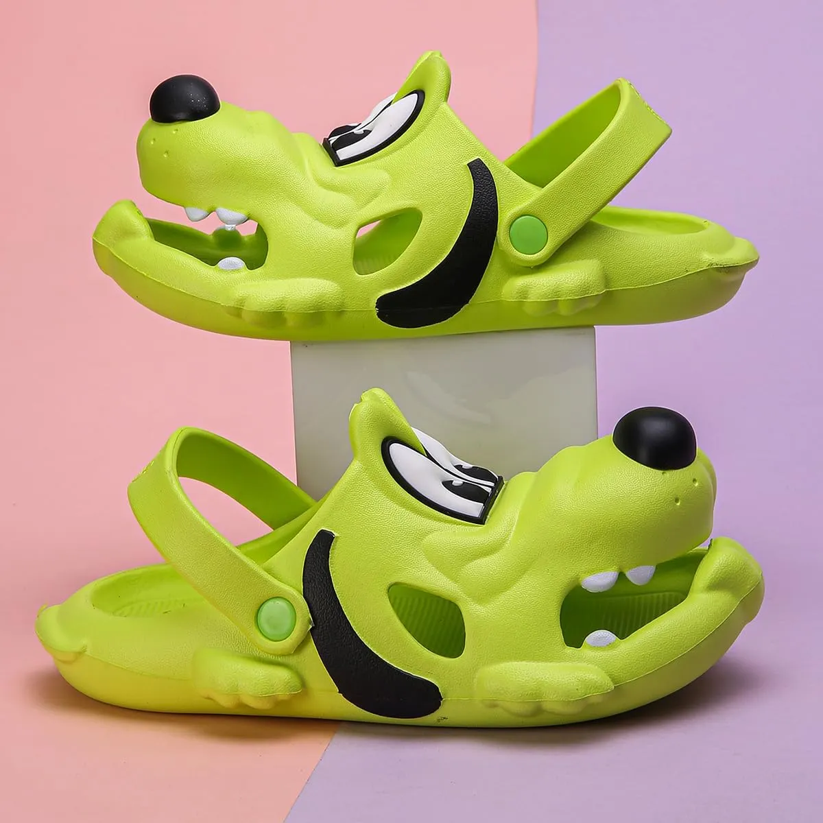 Kids Clogs Boys Girls Cute Cartoon Dog Sandals Slip-On Slippers Slides Shoes(Toddler/Little Kid/Big Kid)