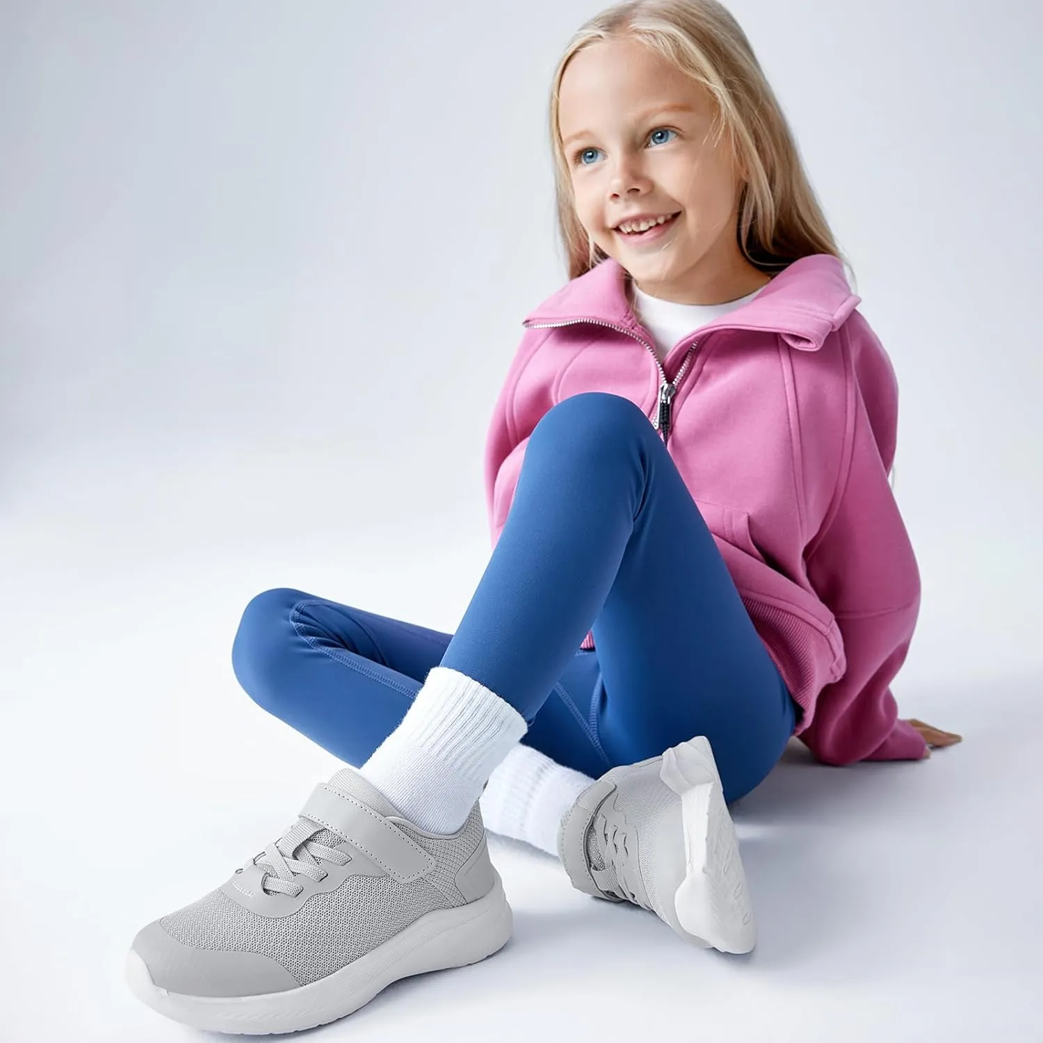 Kids' Lightweight Breathable Athletic Running Shoes - Comfortable Sport Sneakers for Boys and Girls