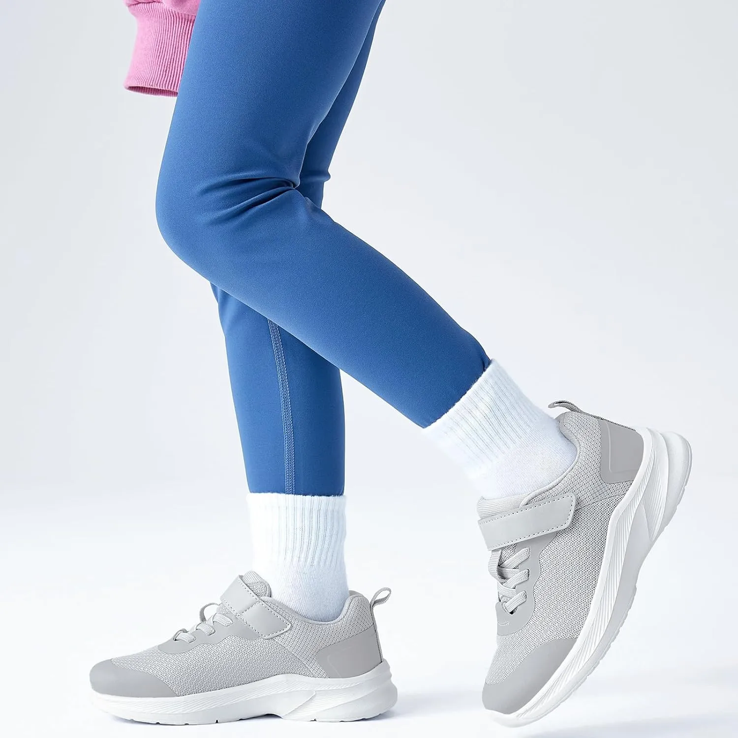 Kids' Lightweight Breathable Athletic Running Shoes - Comfortable Sport Sneakers for Boys and Girls