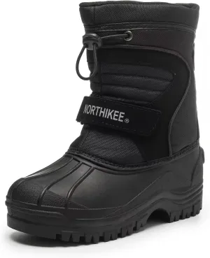 Kid's Outdoor Snow Boots Insulated Boys & Girls Waterproof Winter Snow Boots