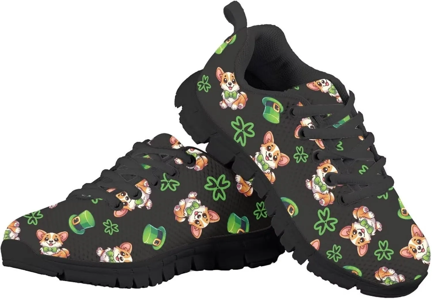 Kids Shoes for Boys Lightweight Athletic Running Shoes Toy Car Print Tennis Shoes Non Slip Breathable Mesh School Sports Sneakers