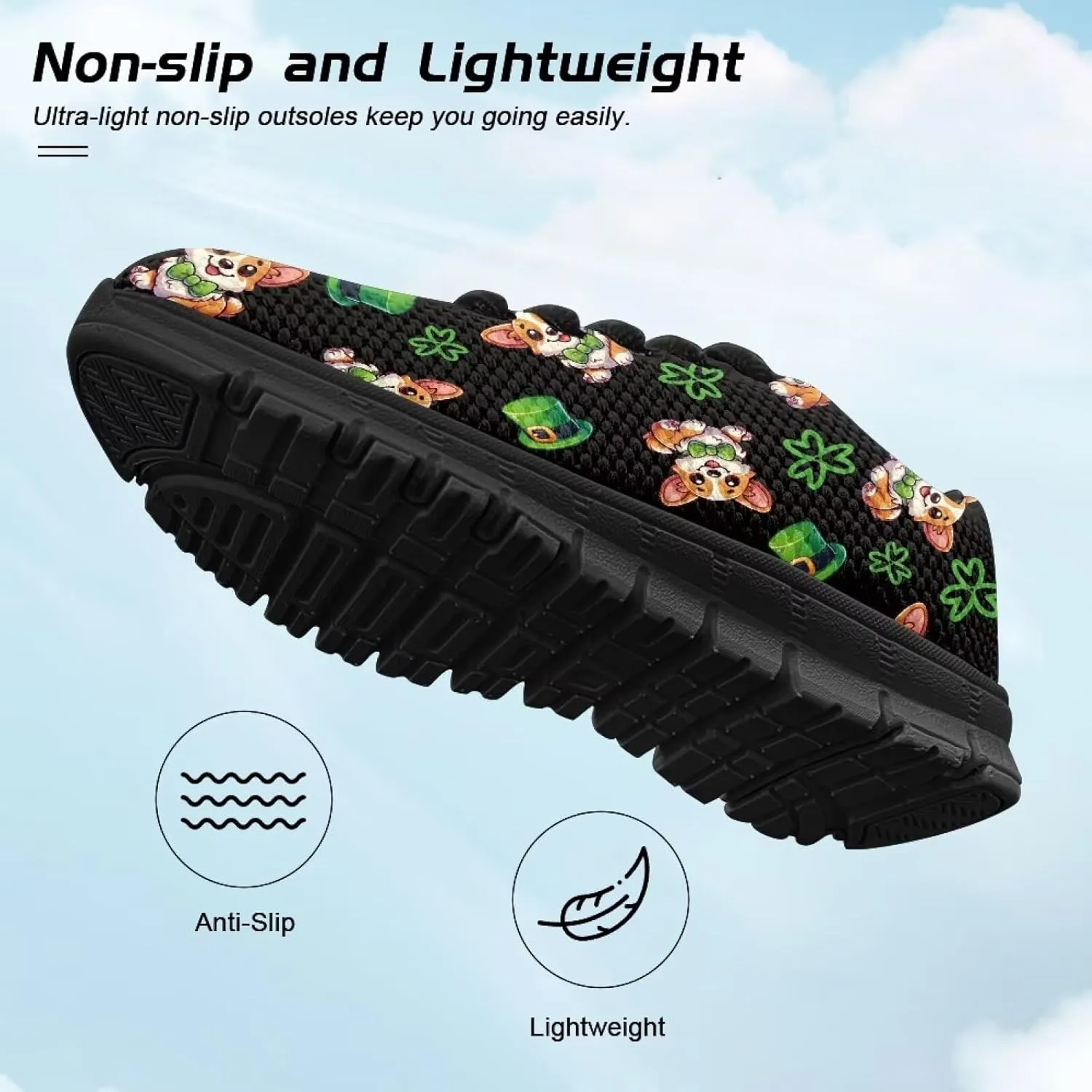Kids Shoes for Boys Lightweight Athletic Running Shoes Toy Car Print Tennis Shoes Non Slip Breathable Mesh School Sports Sneakers