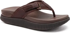 KuaiLu Womens Orthotic Cushion Flip Flops Sport Recovery Walking Sandals for Women with Comfortable Arch Support - Adjustable Flatform Slip On Indoor Outdoor For Summer Casual