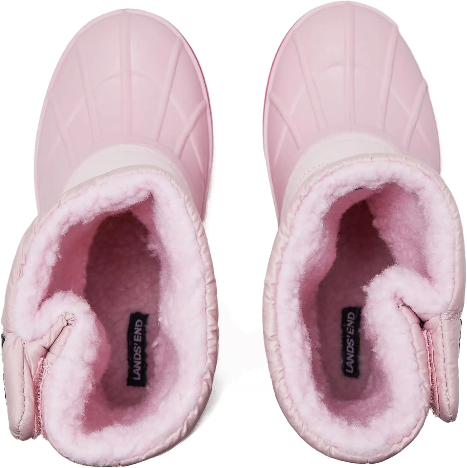 Lands' End Flurry Max Waterproof Kids Snow Boots - Insulated Warm Fleece Lined Winter Boots for Toddlers, Girls & Boys Size 10 to 7