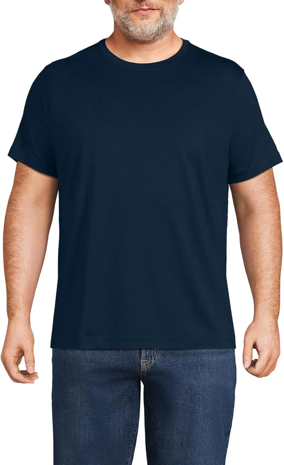 Lands' End Men's Short Sleeve American-Grown Supima Cotton Tee