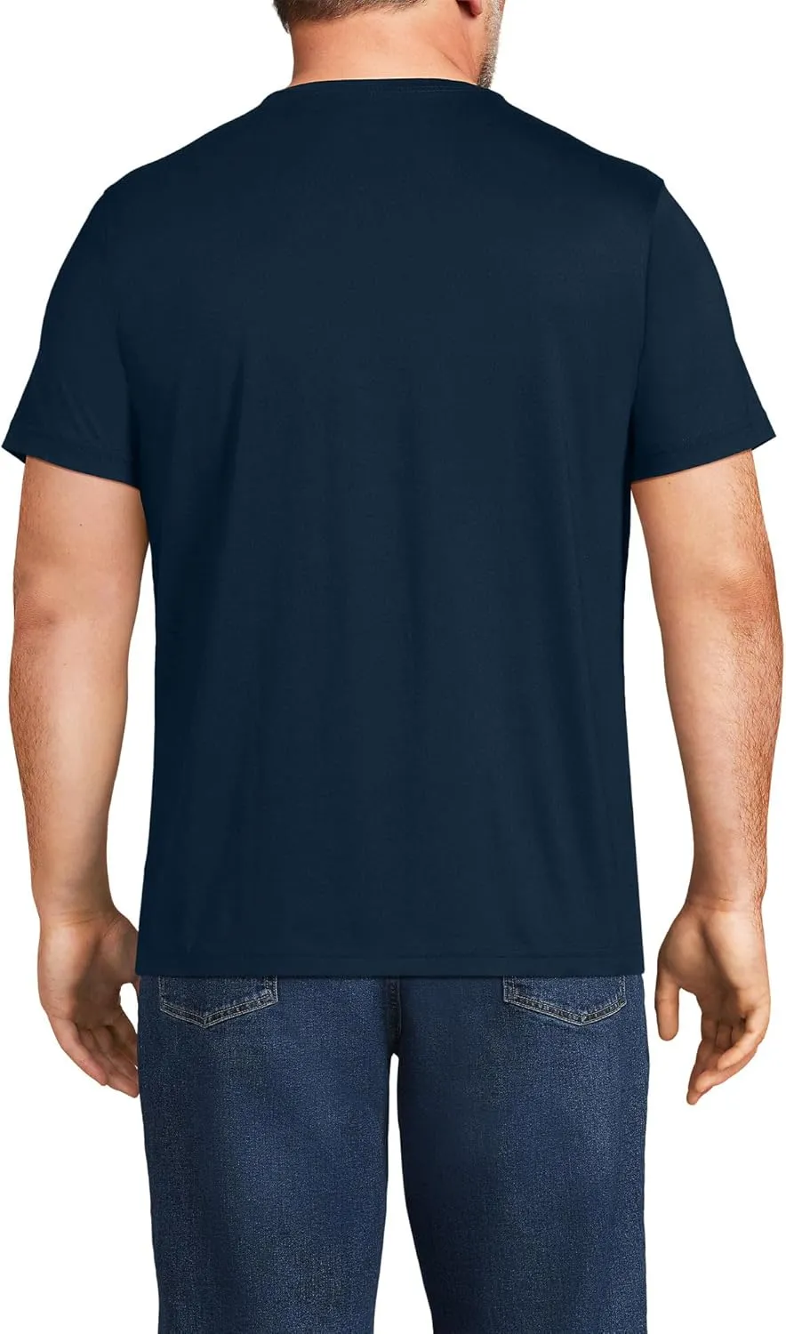 Lands' End Men's Short Sleeve American-Grown Supima Cotton Tee