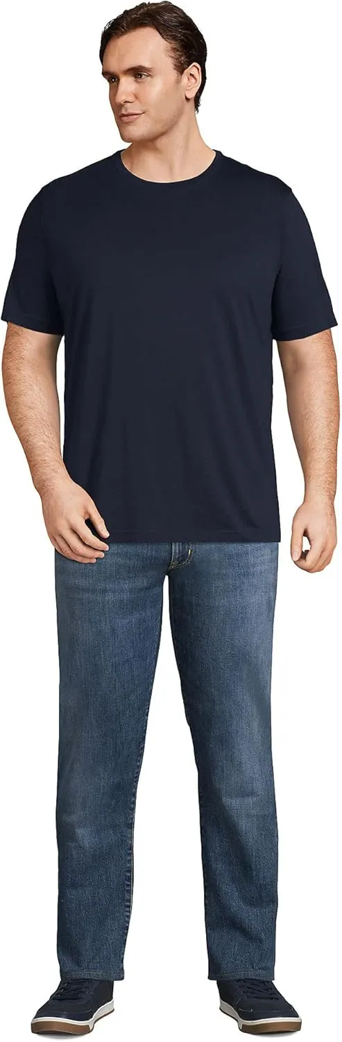 Lands' End Men's Short Sleeve American-Grown Supima Cotton Tee