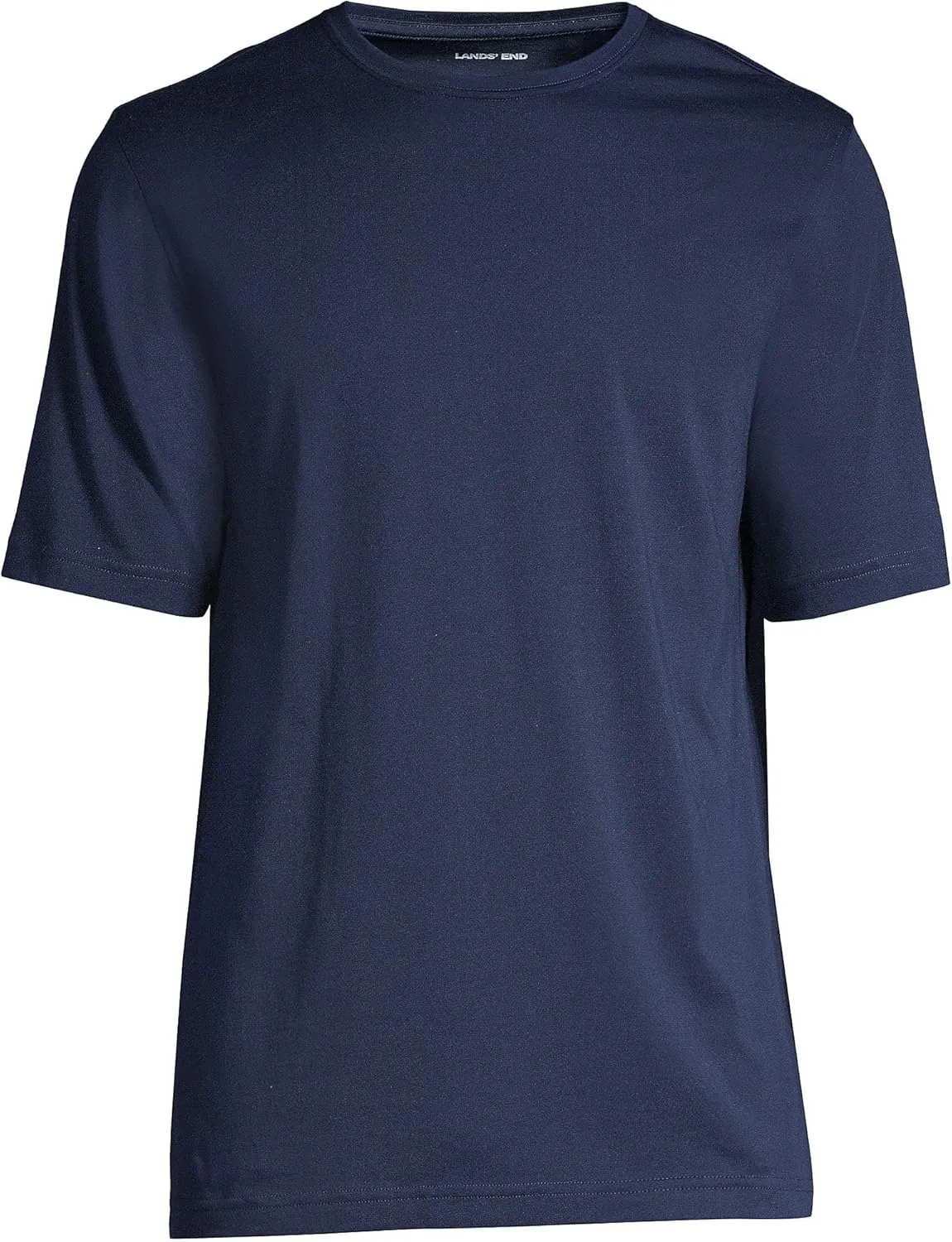 Lands' End Men's Short Sleeve American-Grown Supima Cotton Tee