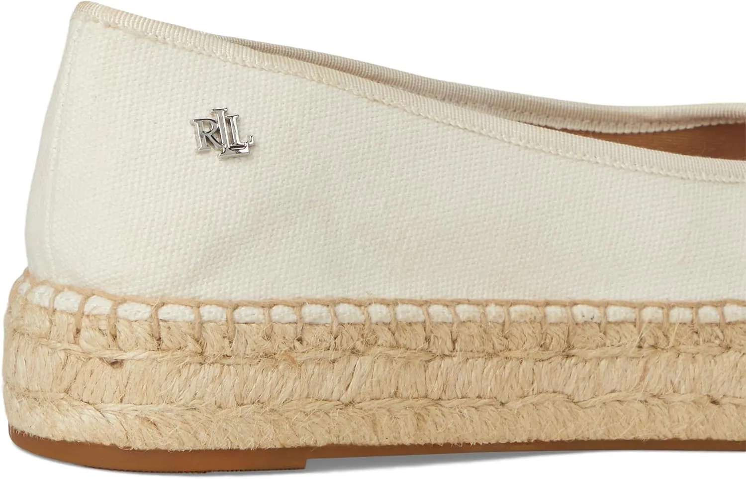 Lauren Ralph Lauren Women's Luize Canvas Ballet Espadrille Flat