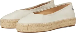Lauren Ralph Lauren Women's Luize Canvas Ballet Espadrille Flat