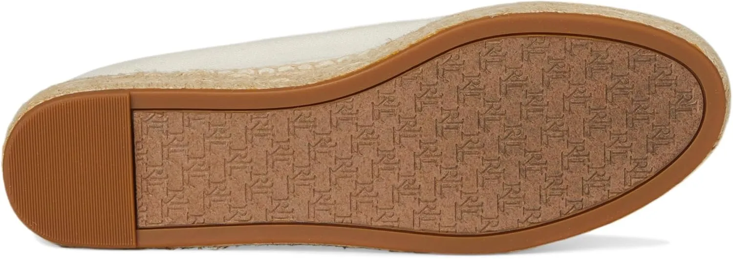 Lauren Ralph Lauren Women's Luize Canvas Ballet Espadrille Flat