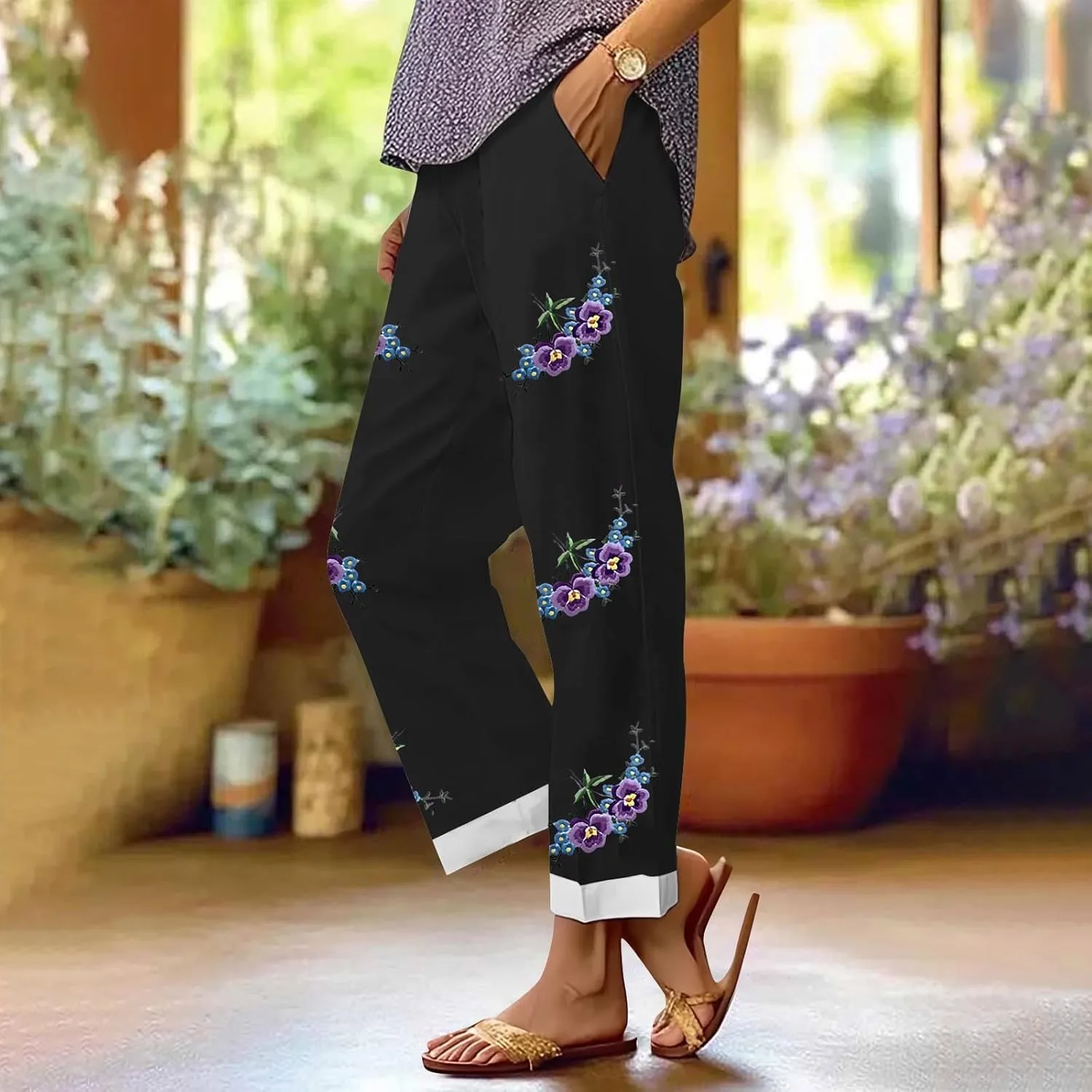 Linen Summer Pants Women’S Linen Pants Linen Casual Pants Womens Linen Pants Straight Leg