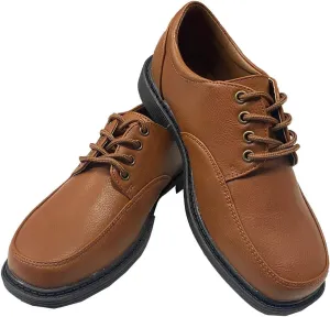 Lito Children's Wear Boys Dress Shoe - Lace Up Communion - Wedding, Graduation, Formal Matte Shoe