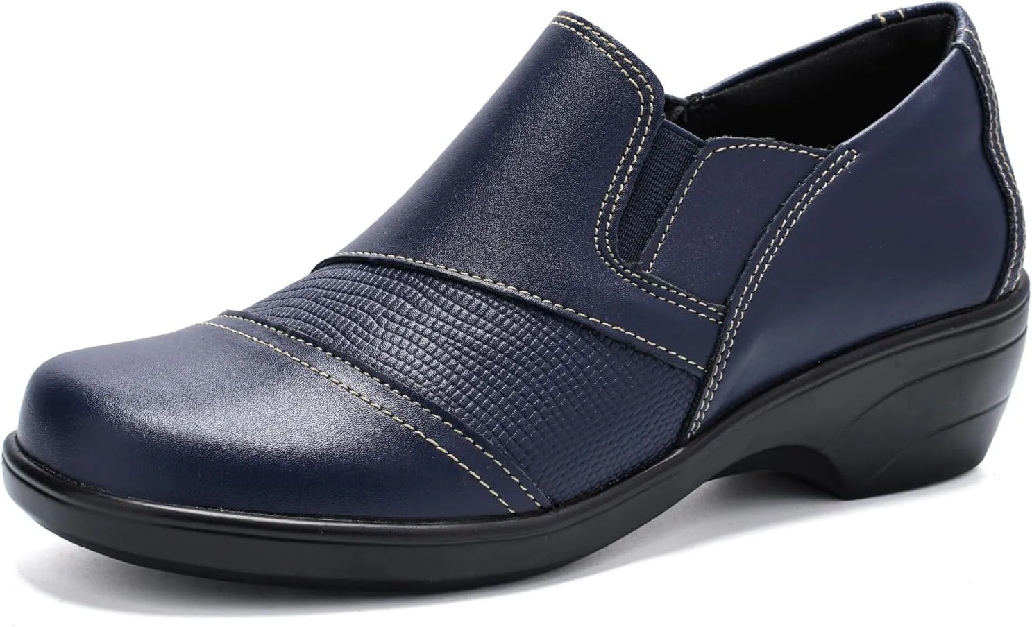 Loafers for Womens Comfort Leather Slip On Dress Shoes for Office Business