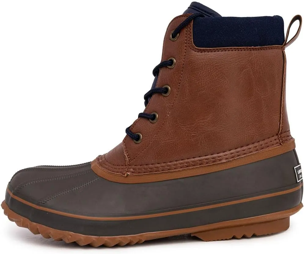 LONDON FOG Mens Ashford Waterproof and Insulated Duck Boot