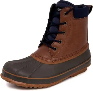 LONDON FOG Mens Ashford Waterproof and Insulated Duck Boot