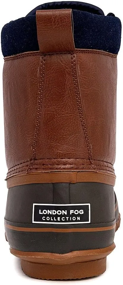 LONDON FOG Mens Ashford Waterproof and Insulated Duck Boot