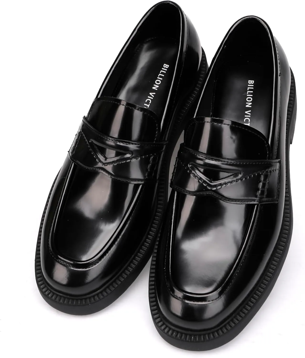 Luxury Leather Loafers for Men,Slip on Penny Loafers Dress Shoes for Men