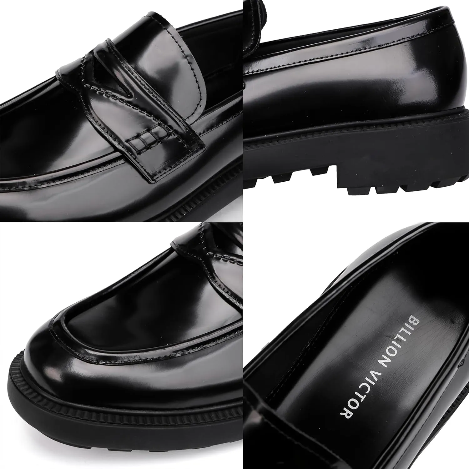 Luxury Leather Loafers for Men,Slip on Penny Loafers Dress Shoes for Men