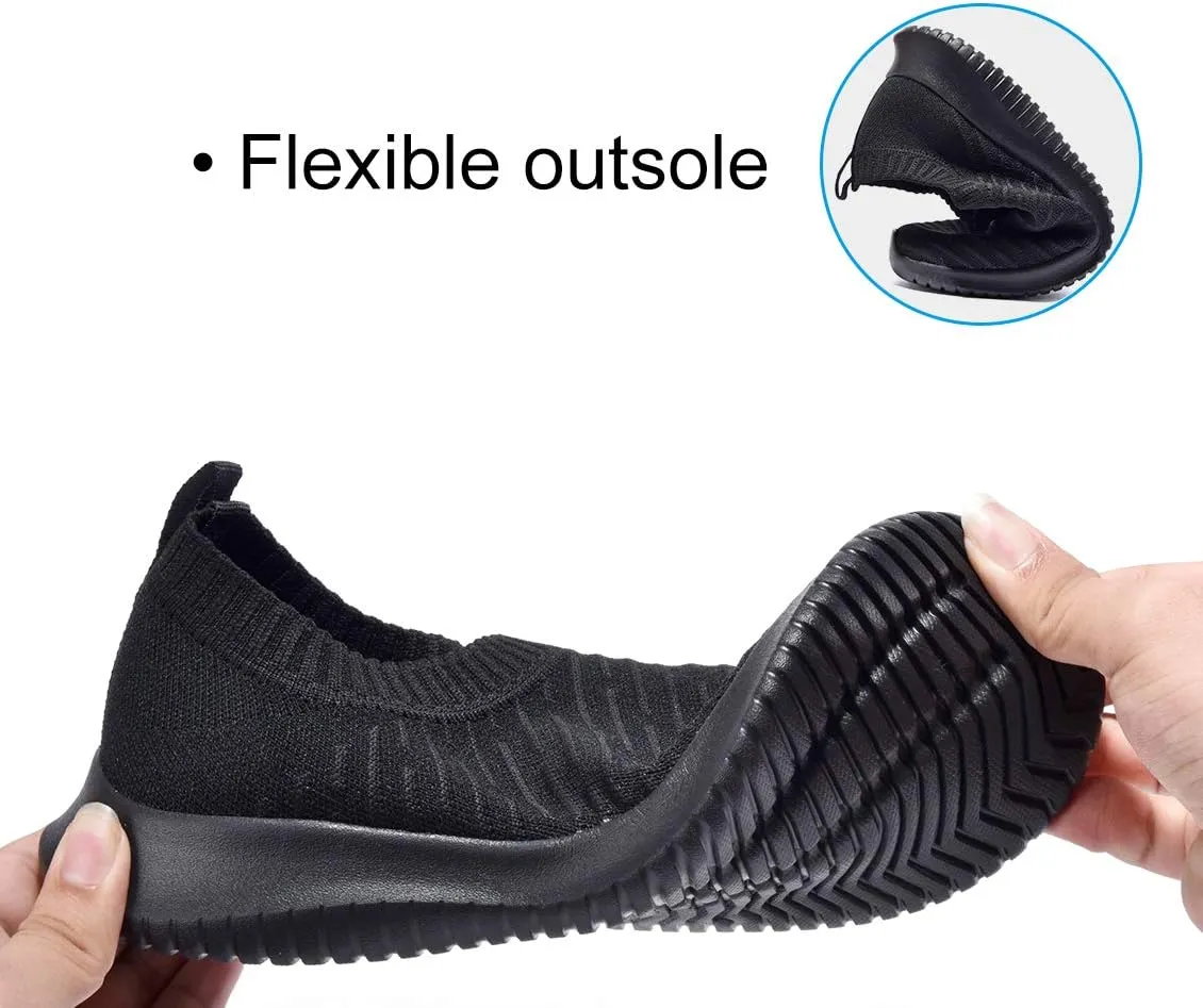 MAIITRIP Womens Comfort Elastic Sock Slip On Walking Lightweight Non-Slip Fall Shoes (Size:5.5-11)