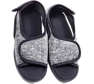 Men Women Diabetic Shoes, Extra Wide Width Open Toe Sandals, Adjustable Magic Stickers for Wide Feet, Foot Diseases, Arthritis, Swollen Feet