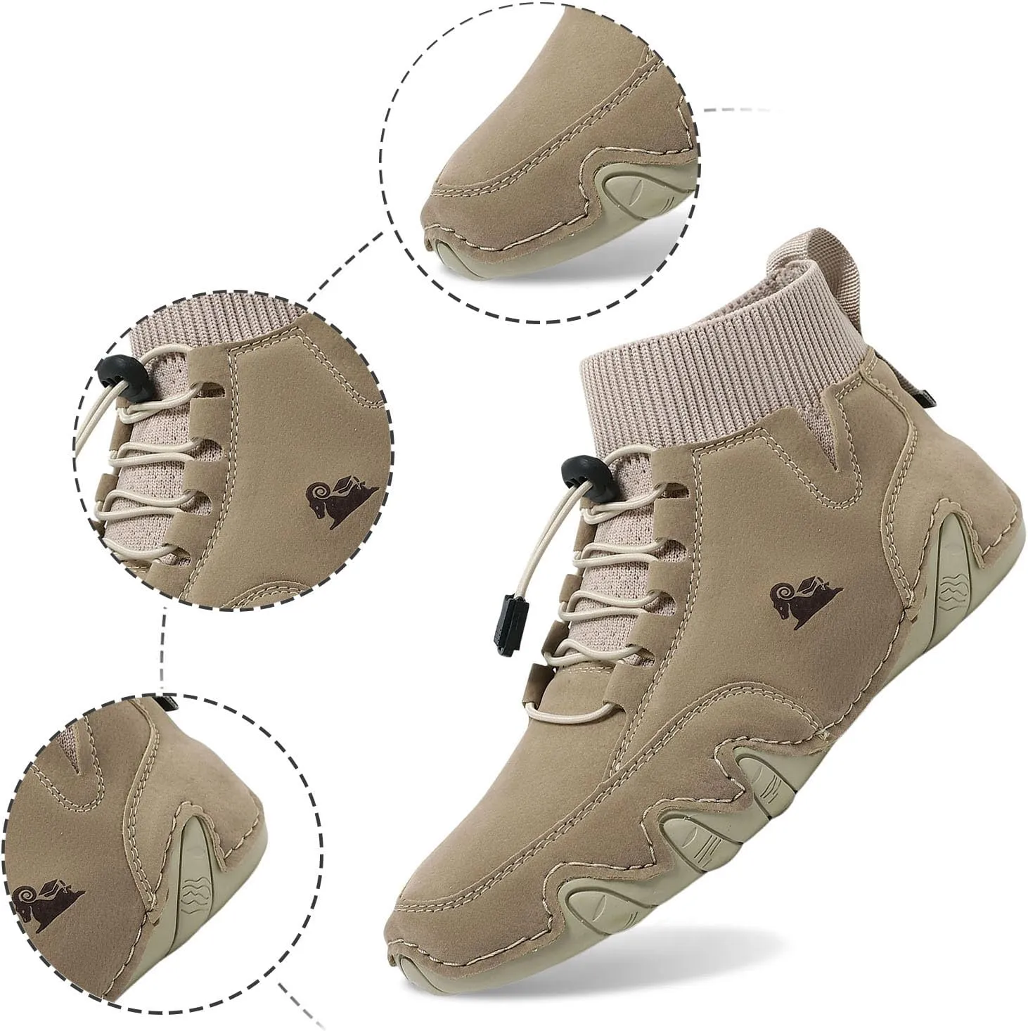 Men's Barefoot Shoes Vogany Breathable Orthopaedic Ergonomic Orthopaedic Barefoot Shoes Summer Club Sneaker
