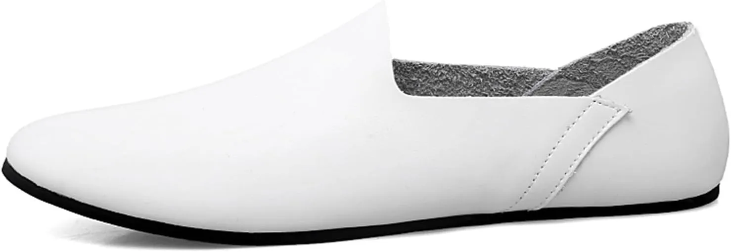 Men's Breathable Loafers – Lightweight Venetian Slip-On Shoes with Flat Heel, Anti-Slip Comfort for Walking