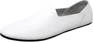 Men's Breathable Loafers – Lightweight Venetian Slip-On Shoes with Flat Heel, Anti-Slip Comfort for Walking